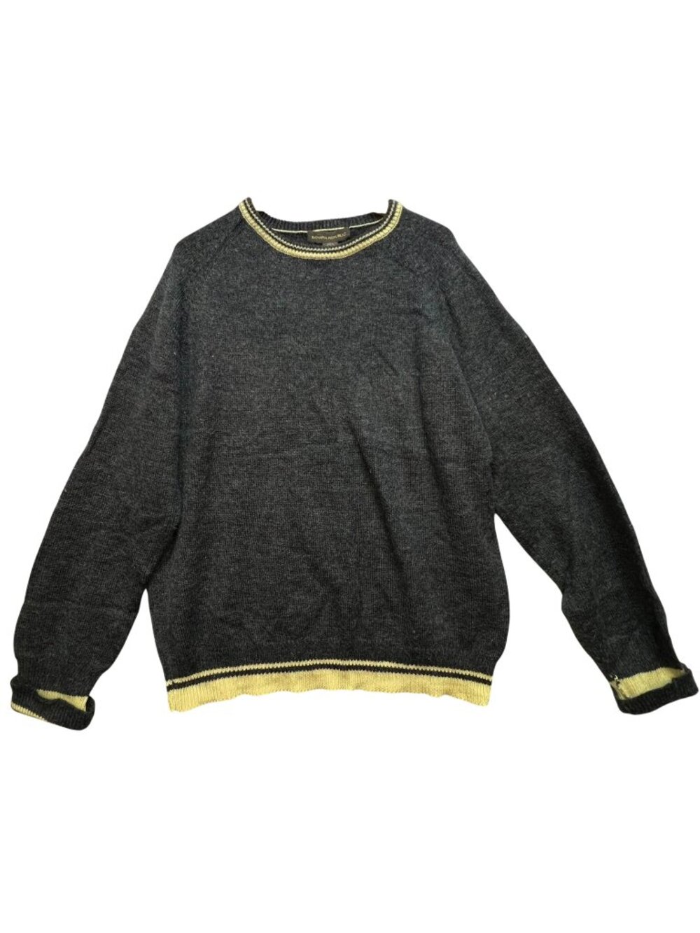 Banana Republic Men's Crew Neck Pullover Sweater Knit Long Sleeve Size XL Gray